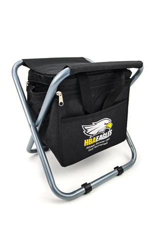 Folding Stool with Cooler Bag