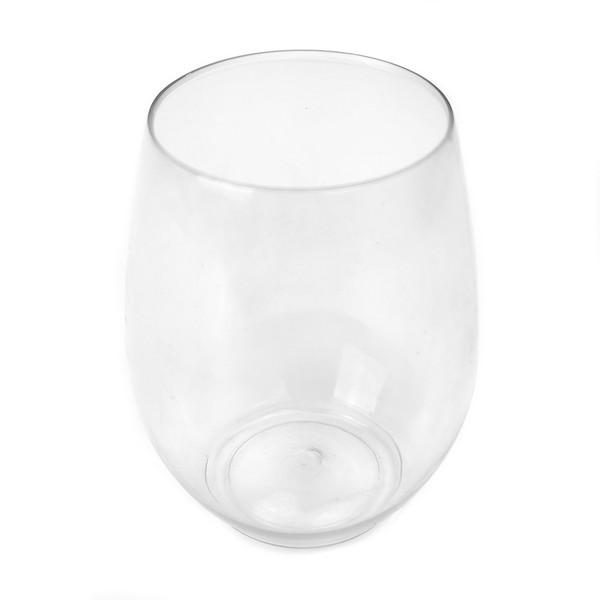 12OZ PET Stemless Wine Glasses