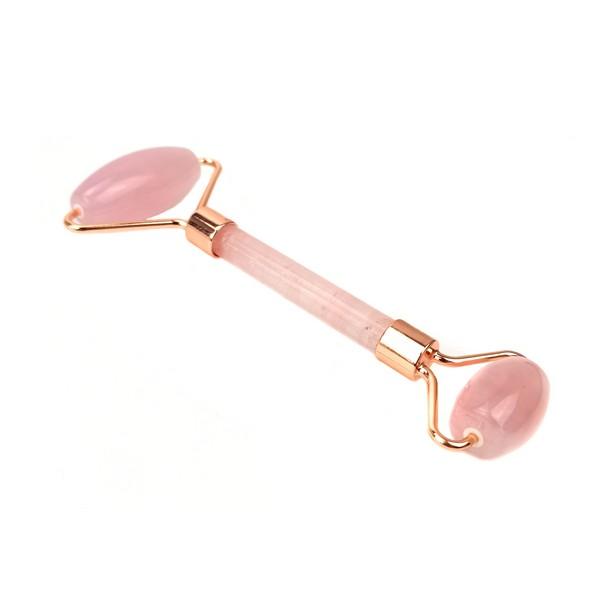 Rose quartz jade roller