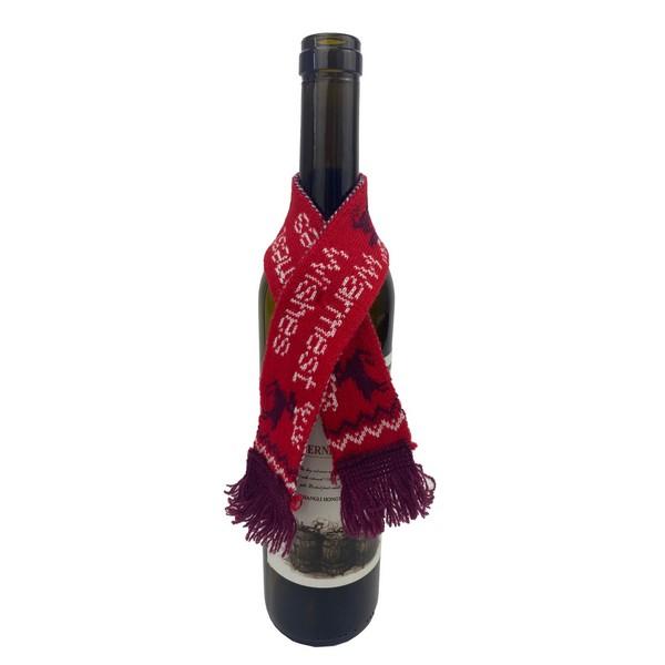 Wine bottle scarf