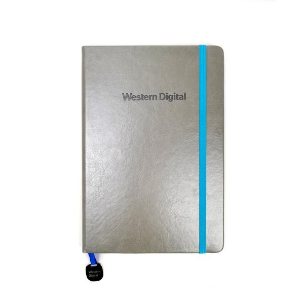 Hard Cover Journal A5 Notebook with Metal Accessory