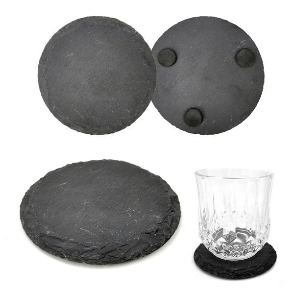  Round Slate Coaster