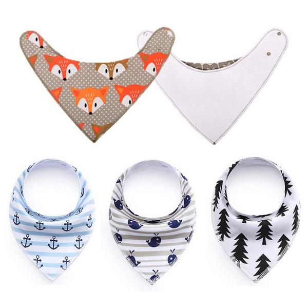 Combed Cotton Baby Bandana Bib