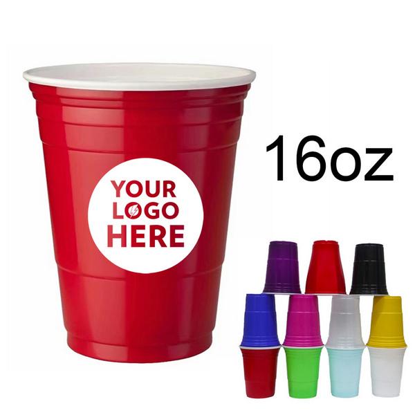 16oz Reusable Plastic Solo Cup