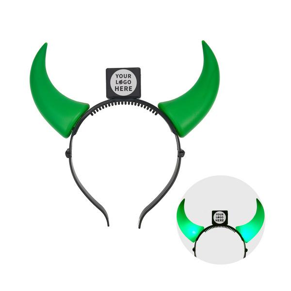 Light Up Foldable LED Devil Horn Headband