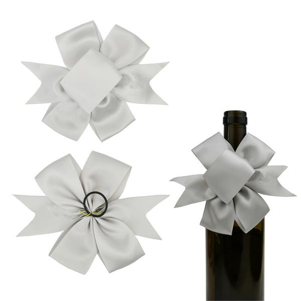 Satin Holiday Flower Bow