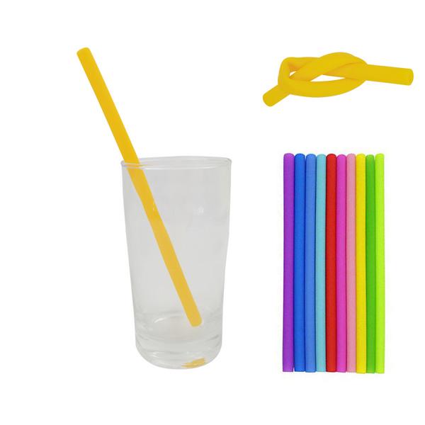  Reusable Silicone Straws