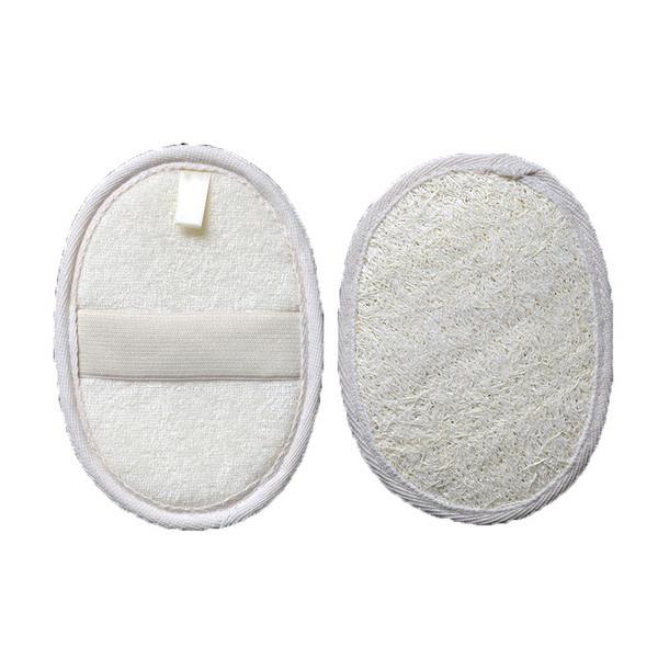 Round Natural Loofah Shower Scrubber