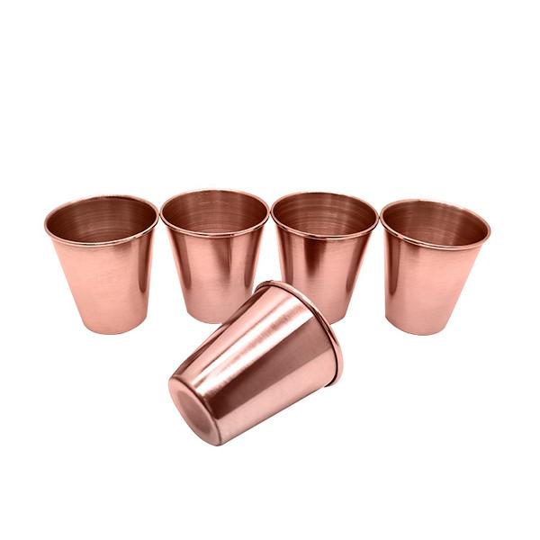 Copper Stainless Steel Shot Glasses