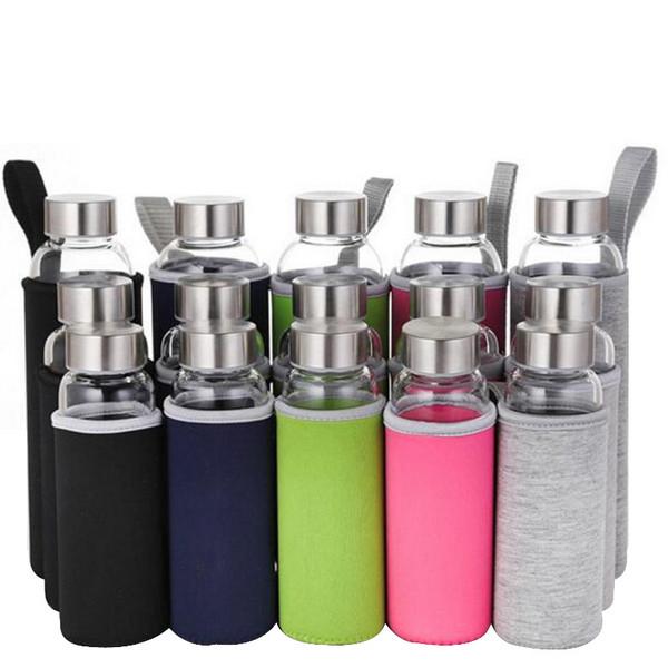 17.8oz Reusable Glass Water Bottle