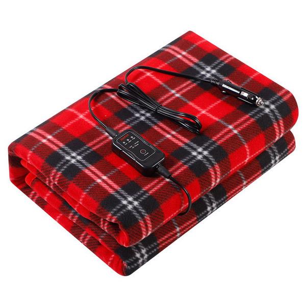 Tartan Car Electric Blanket