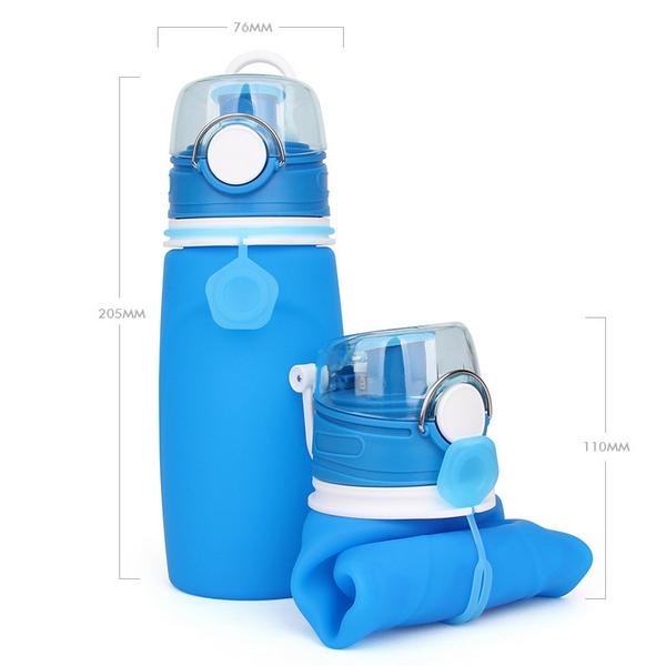 20oz Foldable Silicone Drinking Bottle