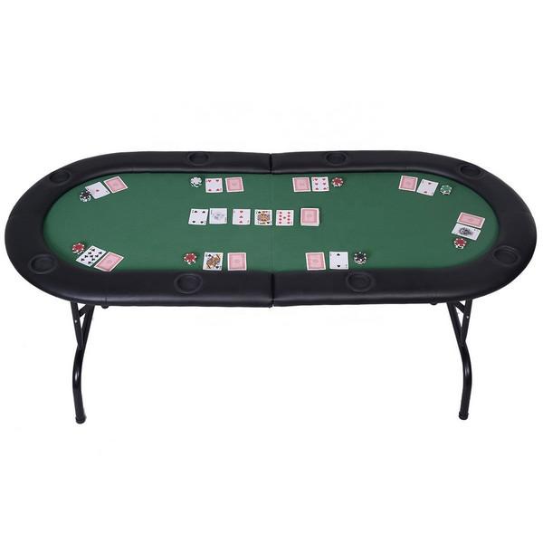 Oval Foldable Poker Table