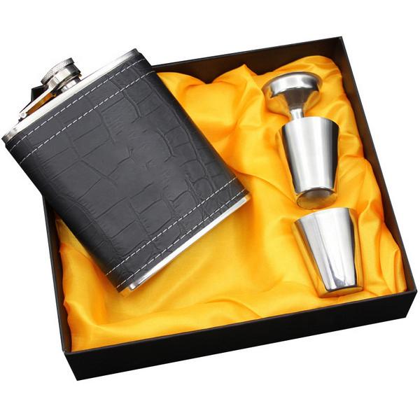 7oz Hip Flask Set With 2 Shot Glasses and Funnel