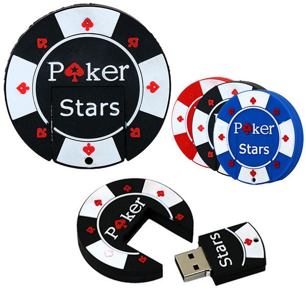 Poker Chip 4GB Flash Drive.