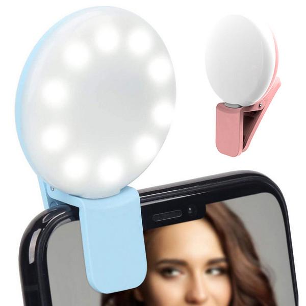 Rechargeable Cell Phone Mini Ring Light