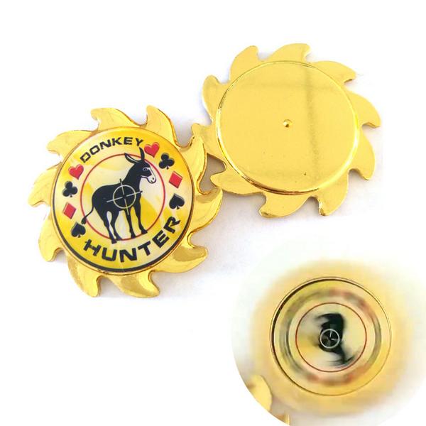 Rotatable Metal Poker Chip