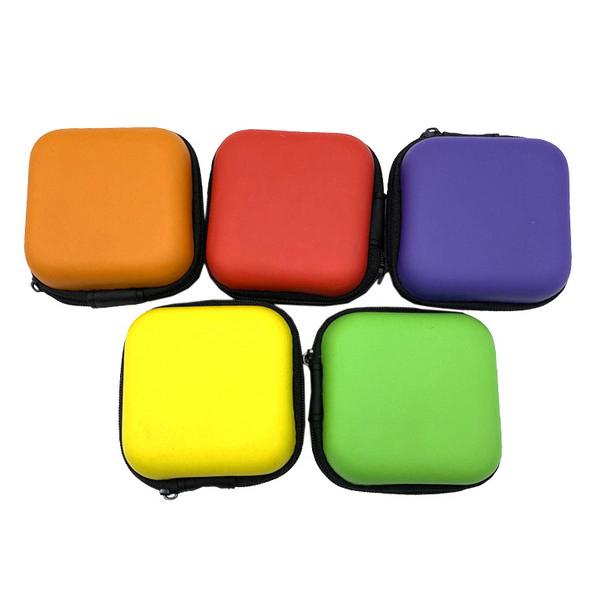 Square Travel Earbud Case