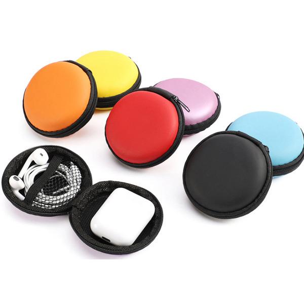 Round Earbud Case