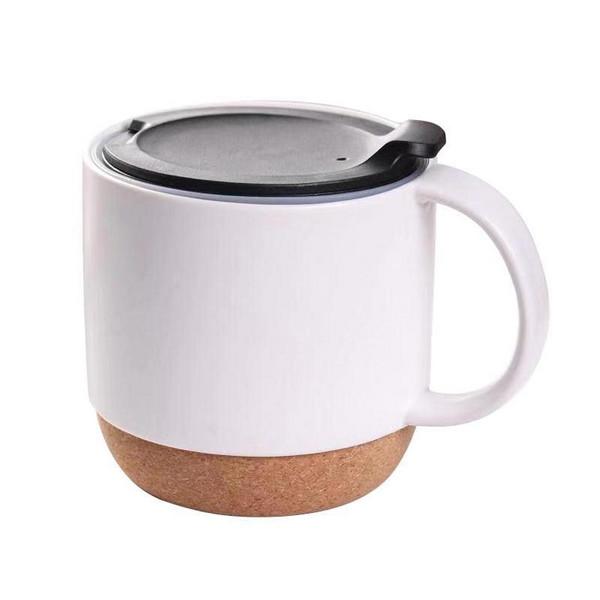 Ceramic Cork Bottom Travel Mug