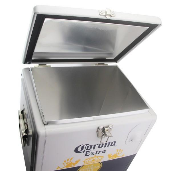 Portable Beverage Cooler With Bottle Opener