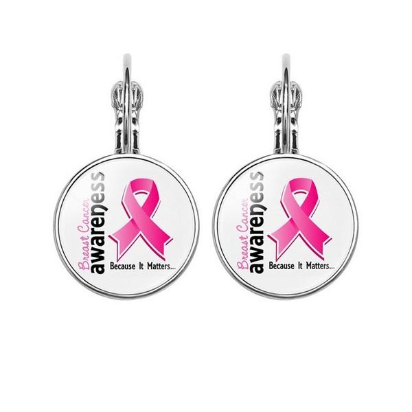 Breast Cancer Awareness Earrings