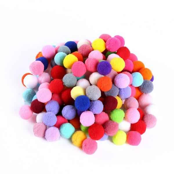 Multicolour Craft Pompoms