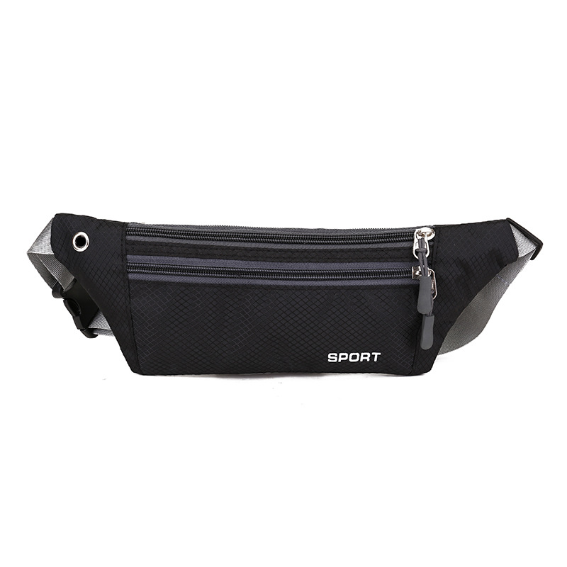 Three Zipperes Fanny Pack